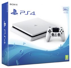 PS4 - Slim 500GB Console - Glacier White